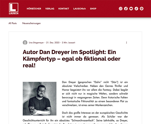 Dan Dreyer Lausch medien