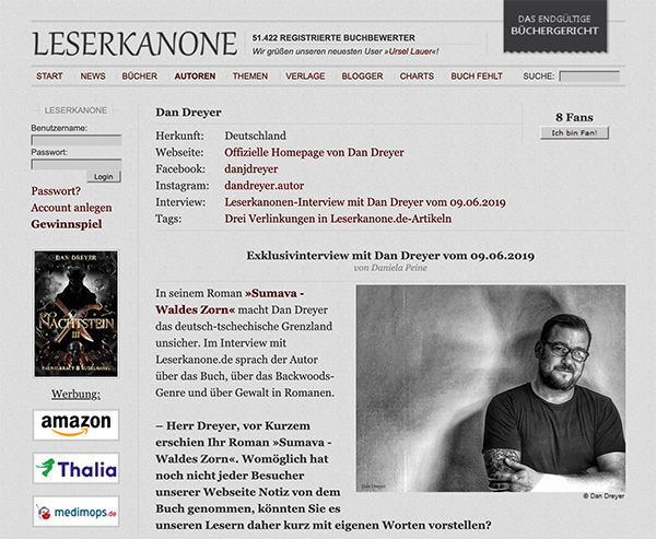 Dan Dryer Leserkanone