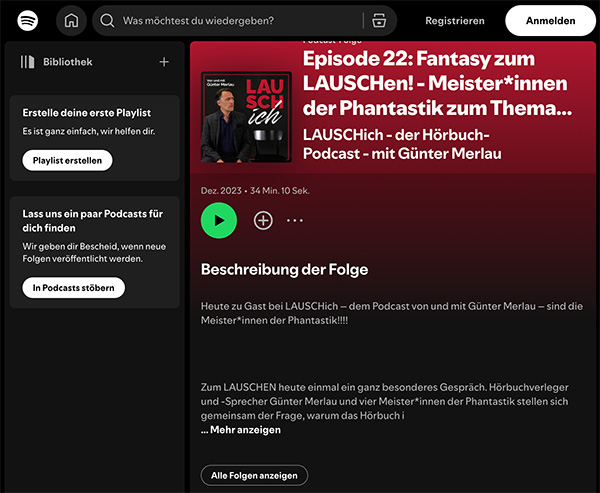 Spotify<br> jetzt hören